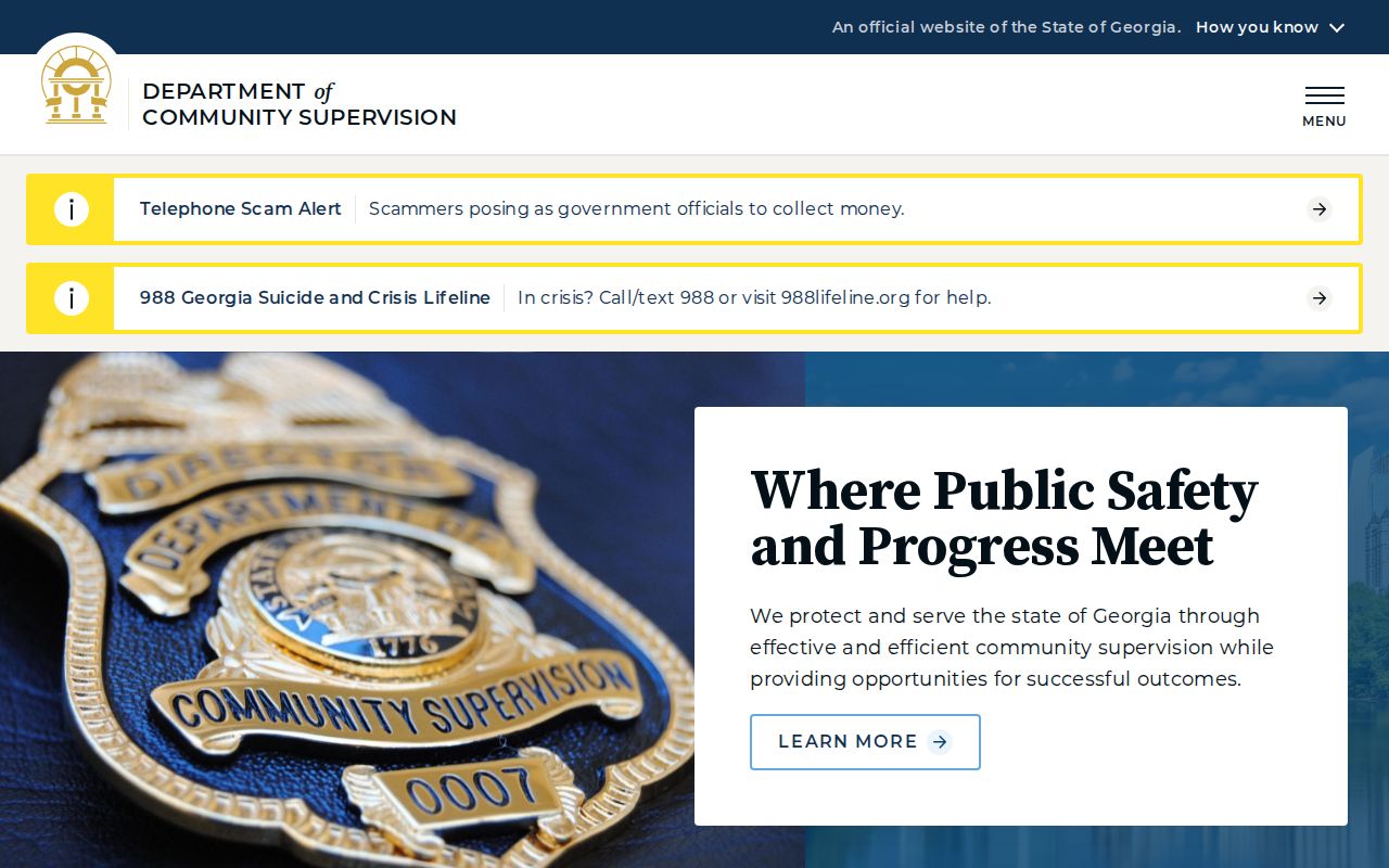 Glascock County criminal history Georgia community supervision
